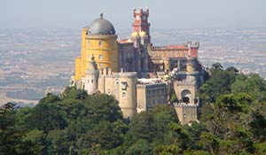 I Sintra nära Lissabon finns många vackra palats